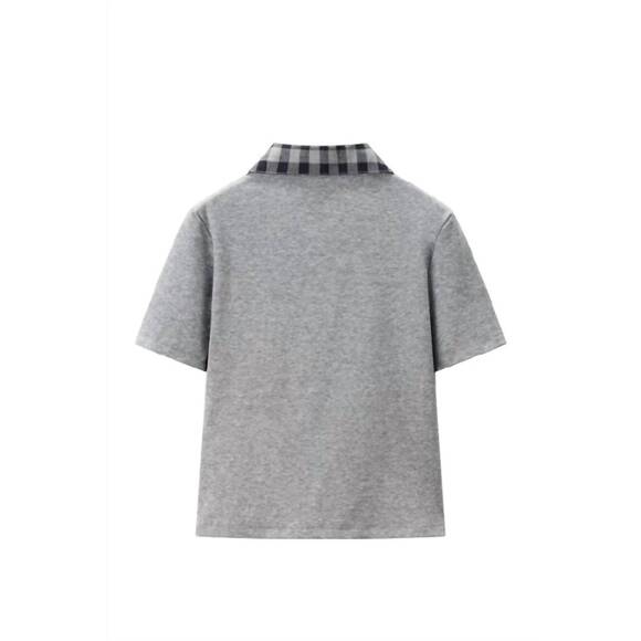 NEW SUNDAYUP anna polo shirt and midi skirt set in grey - Picture 8 of 10